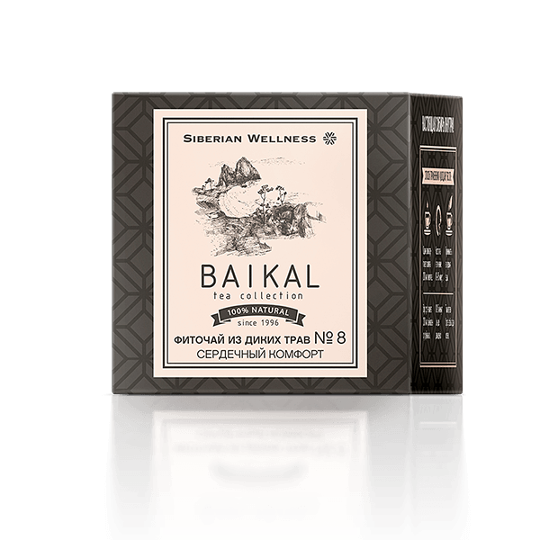 Фиточай из диких трав № 8 (Сердечный комфорт) - Baikal Tea Collection