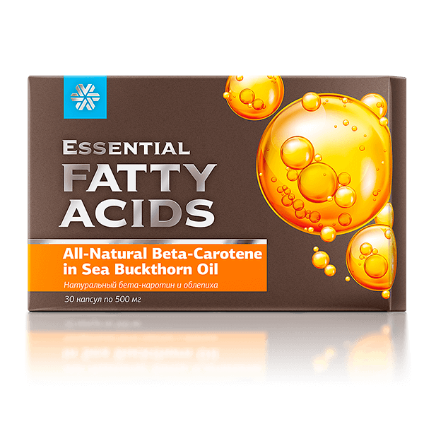 Натуральный бета-каротин и облепиха - Essential Fatty Acids