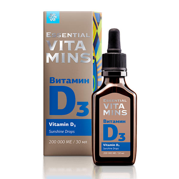 Витамин D3 - Essential Vitamins